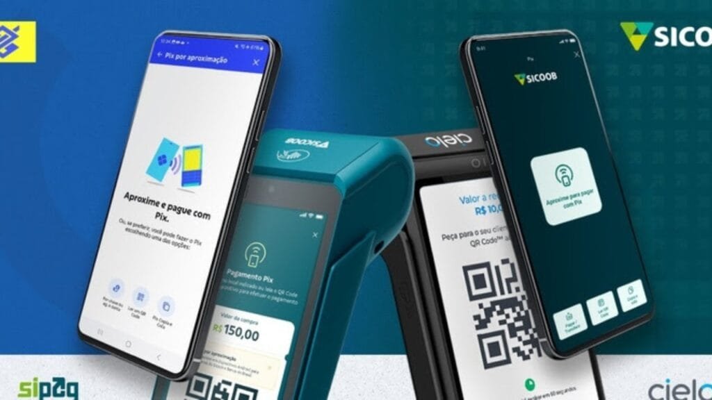 Pix por aproximação,Banco do Brasil,Sicoob,segurança,agilidade,pagamentos digitais,NFC,Cielo,Sipag,autenticação biométrica,inovação financeira,praticidade,transações seguras,aplicativo bancário,Android