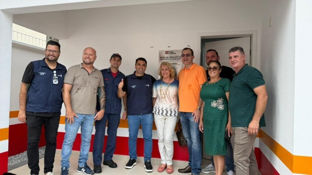 Itapema,SAMU,Base Descentralizada,Alexandre Xepa,Jorginho Mello,Fabricio Lazzari,Fafá,segurança,saúde pública,emergências,ambulância,governador.