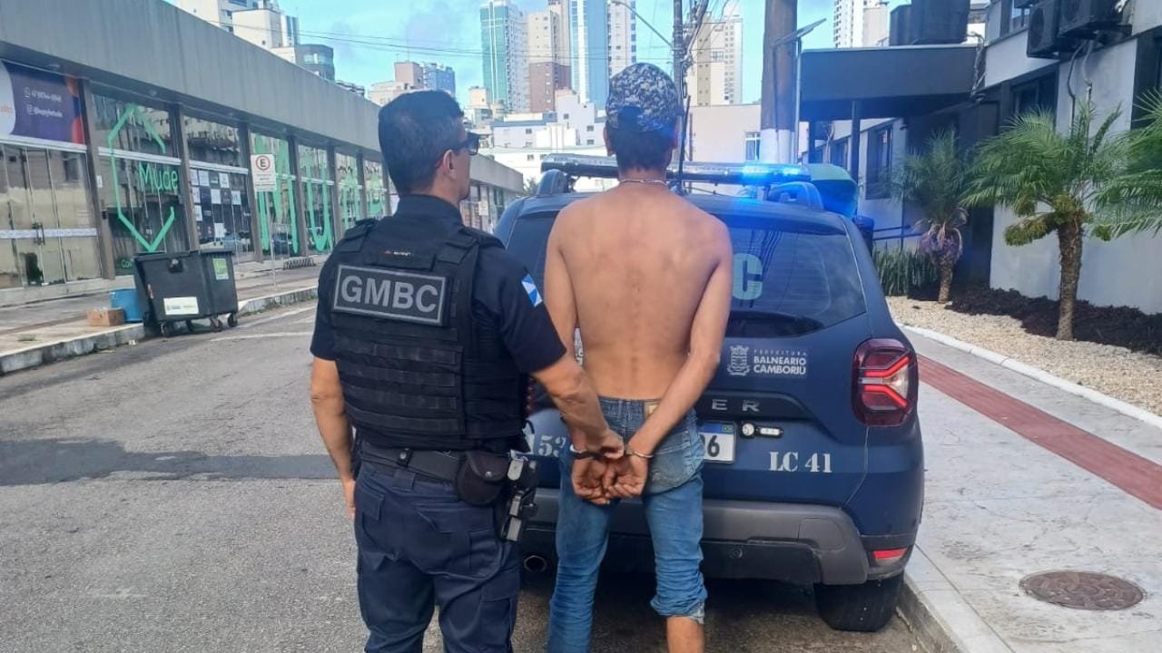 Guarda Municipal,Balneário Camboriú,medida judicial,3ª Avenida,Central 153,tornozeleira eletrônica,prisão,CPP,segurança pública,denúncia