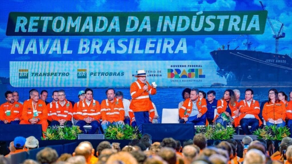 Petrobras,frota naval,indústria naval,Angra dos Reis,Lula,Transpetro,GLP,plataformas,reaproveitamento,soberania nacional,geração de empregos,licitação,amônia,estaleiros,transição energética