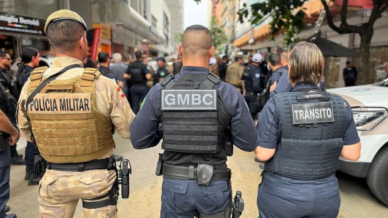 BC Mais Segura,operação segurança Balneário Camboriú,policiamento região central BC,Guarda Municipal BC,policiamento Avenida Central,ordem pública BC
