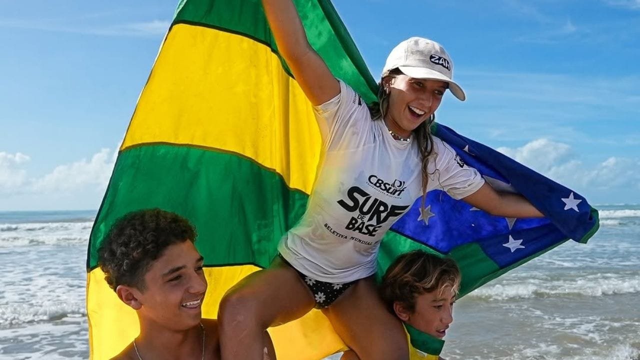Valentina Zanoni surfista,campeã CBSurf de Base 2025,categoria sub-14 surf,surf base Brasil 2025,seleção brasileira júnior de surf,talentos do surf brasileiro