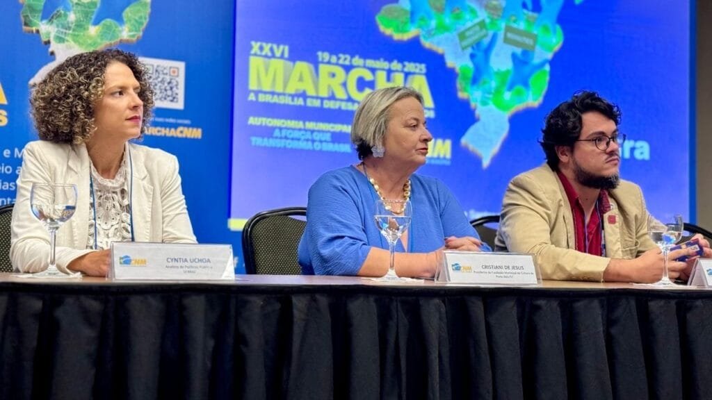 Porto Belo cultura,Cristiani de Jesus,Lei Aldir Blanc Porto Belo,Marcha a Brasília 2025,CNM cultura,políticas públicas para cultura,recursos federais cultura,Fundação de Cultura Porto Belo