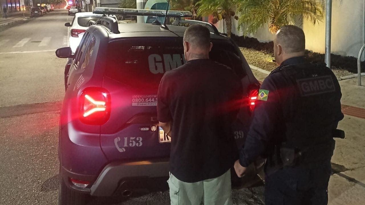 Guarda Municipal de Balneário Camboriú,mandado de prisão,crime de furto,prisão em Balneário Camboriú,Complexo Penitenciário Vale do Itajaí,segurança no Centro