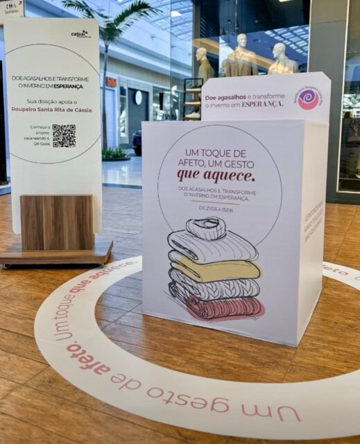 Com a chegada do frio, Catuaí lança Campanha do Agasalho