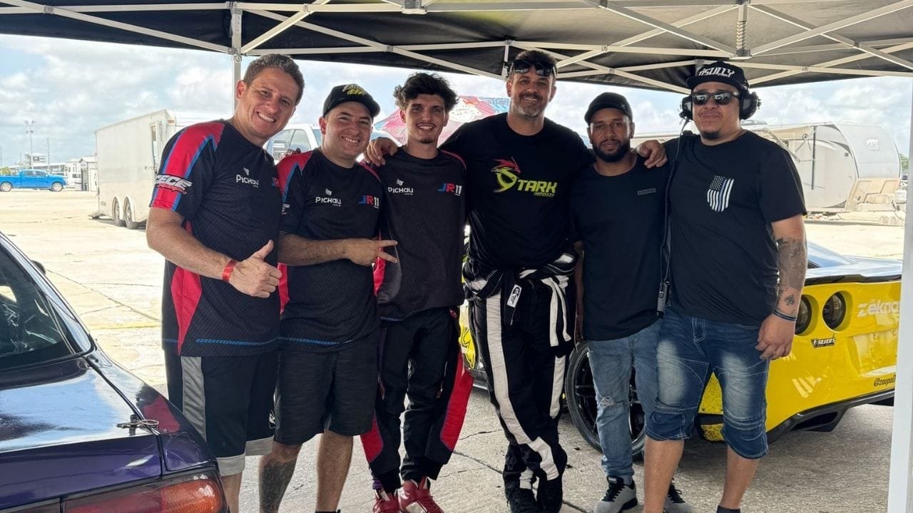 Juninho piloto catarinense,Fórmula Drift Sebring,drift PRO-AM EUA,pilotos brasileiros no drift,Pichau patrocinador,competição de drift internacional,piloto de Penha