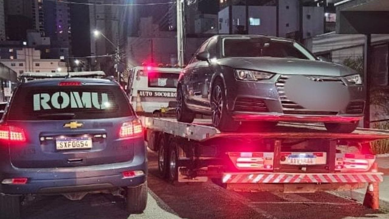 apreensão Audi A4,Guarda Municipal BC,mandado DRACO Maranhão