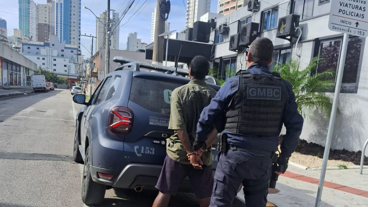 furto supermercado,picanha furtada,prisão Guarda Municipal,Balneário Camboriú