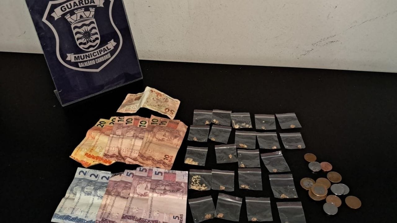tráfico Balneário Camboriú,prisão flagrante drogas,Guarda Municipal