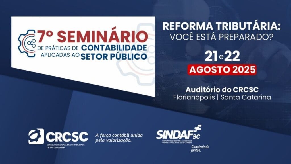 Reforma Tributária setor público,seminário CRCSC,IBS contabilidade pública