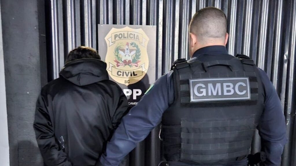 prisão por pensão alimentícia,furto Balneário Camboriú,mandado de prisão ativo,Guarda Municipal de BC,Complexo Penitenciário Vale do Itajaí