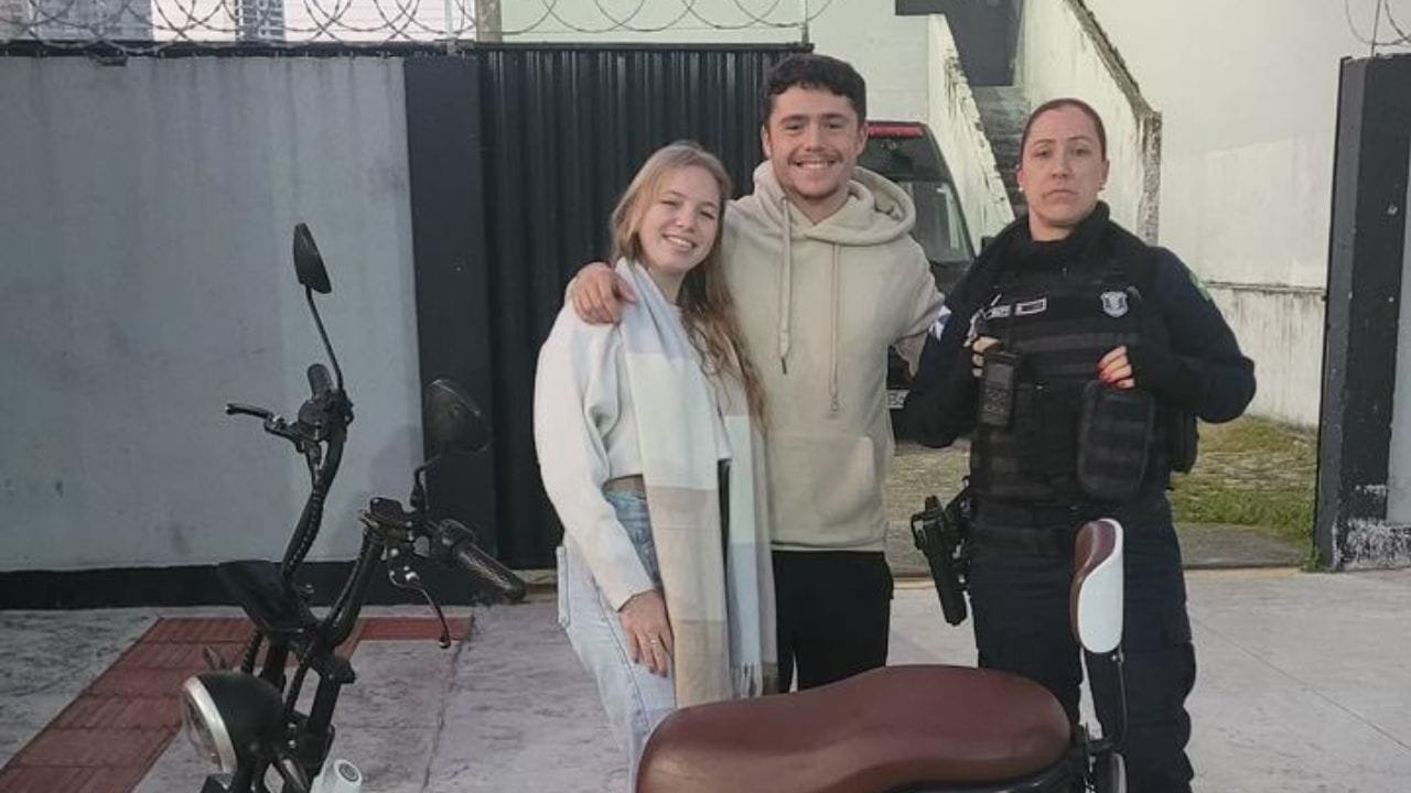 furto scooter,menor apreendido,Balneário Camboriú,Guarda Municipal,furto scooter elétrica