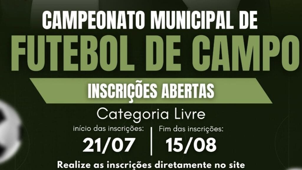 Campeonato Municipal de Futebol de Campo Porto Belo,inscrições futebol Porto Belo,futebol amador SC,campeonato esportivo Porto Belo