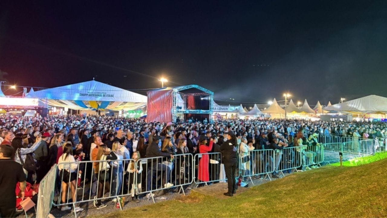 reconhecimento facial Itajaí,Festa Nacional do Colono segurança,tecnologia em segurança pública,prisão mandado ativo,segurança em eventos