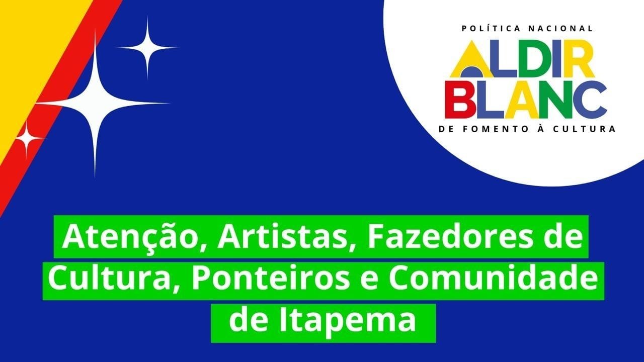 Itapema cultura,escuta pública PNAB,Política Aldir Blanc,investimentos culturais Itapema,artistas Itapema,Secretaria de Cultura Itapema