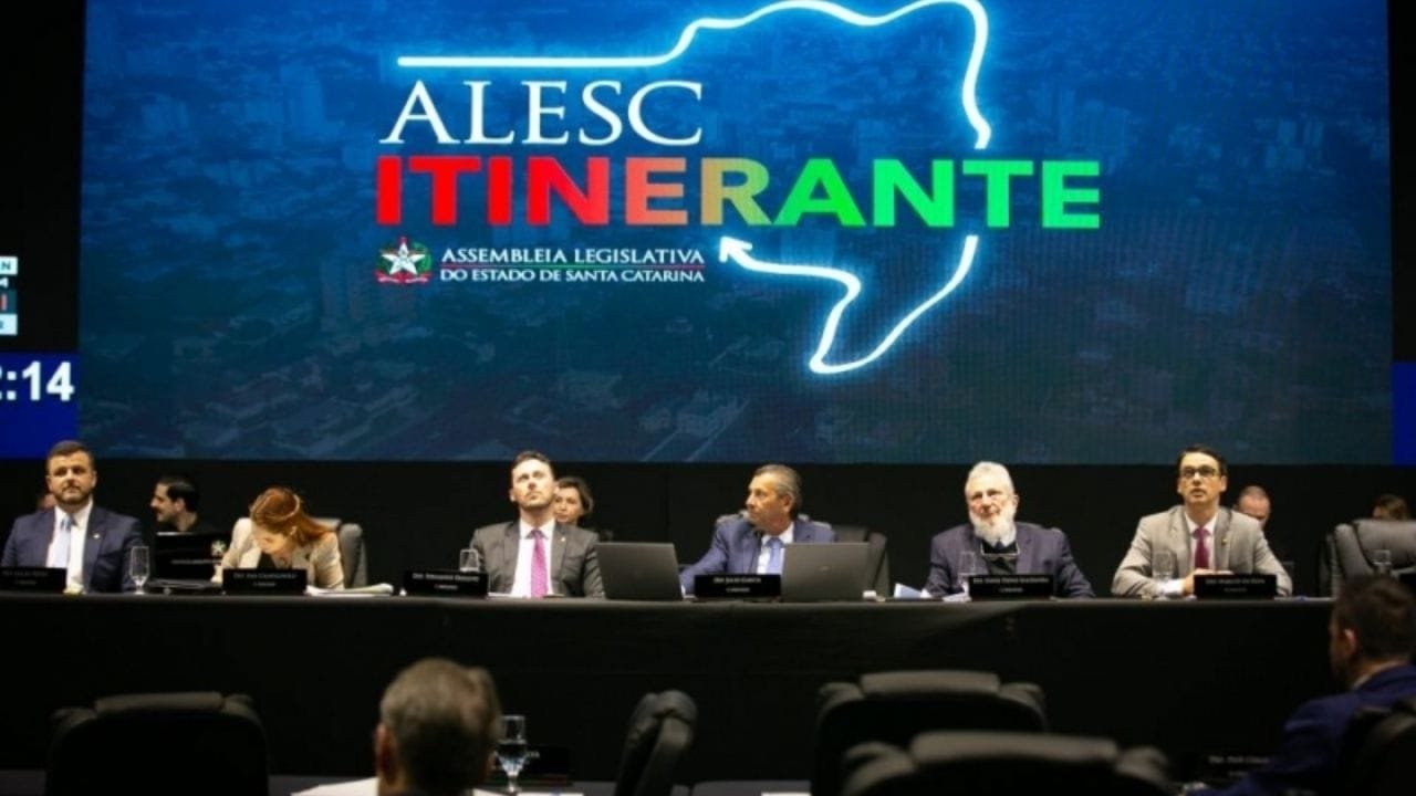 Alesc Itinerante Mafra,Assembleia Legislativa SC,programação Alesc 2025