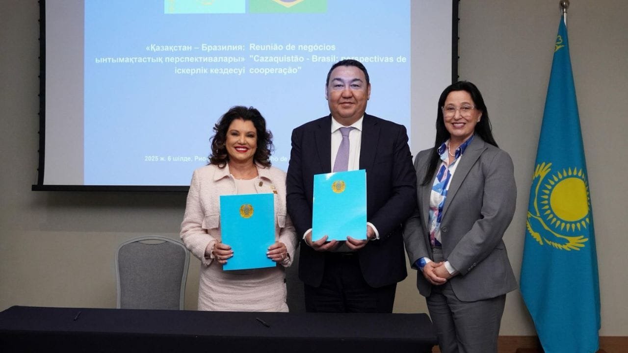 parceria Santa Catarina Cazaquistão,exportações SC Ásia Europa,Memorando de Entendimento SC,Invest SC internacionalização