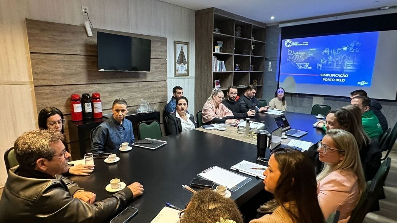 simplificação de processos Porto Belo,Sebrae Porto Belo,Programa Cidade Empreendedora,empreendedorismo SC,abertura de empresas