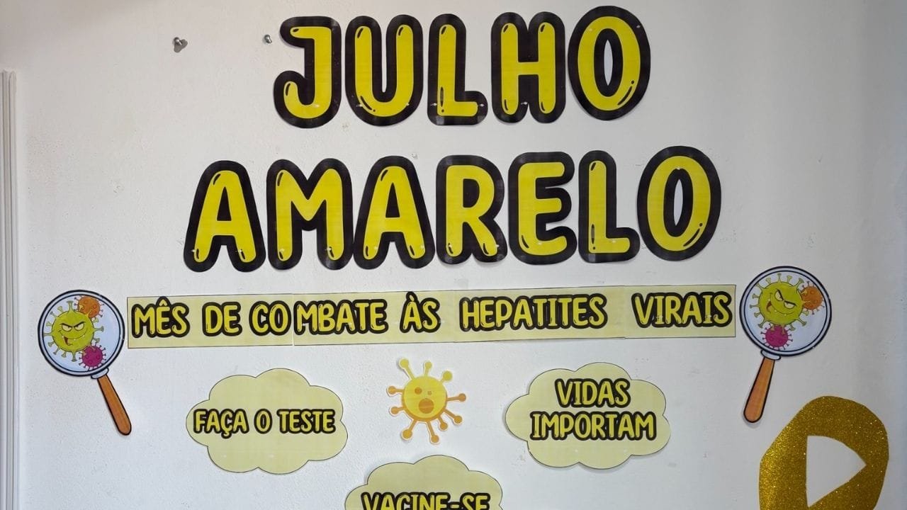 hepatites virais Balneário Piçarras,Julho Amarelo,testes rápidos de hepatite,vacinação hepatite A e B,prevenção hepatites