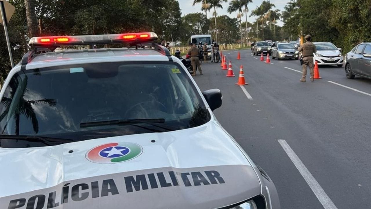 Operação Ruído Zero,Polícia Militar Santa Catarina,escapamentos irregulares,Camboriú,Balneário Camboriú
