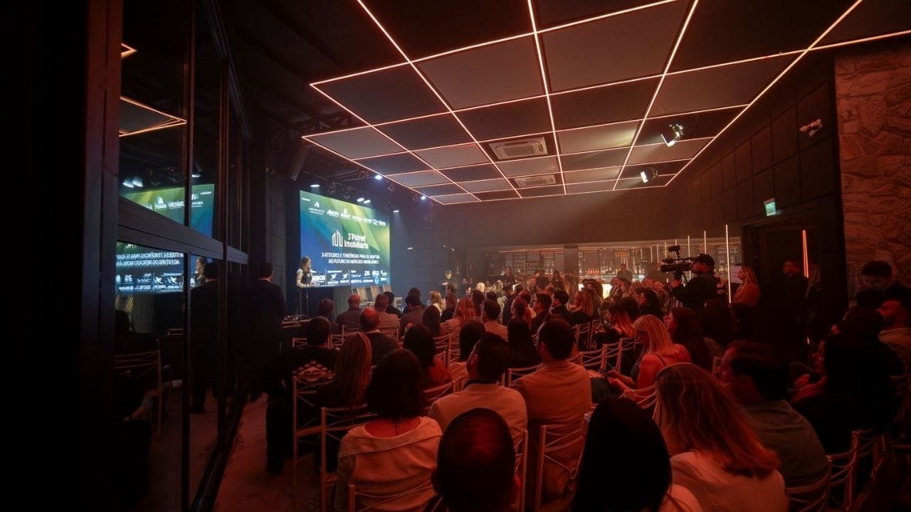 Caio Lobo palestra Itajaí,4º Painel Imobiliário NIMOB,mercado imobiliário Santa Catarina,evento setor imobiliário,painel imobiliário 2025