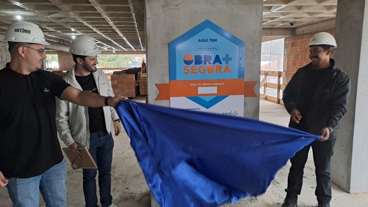 Obra Mais Segura,construção civil Itapema,certificação Porto Belo,segurança no trabalho