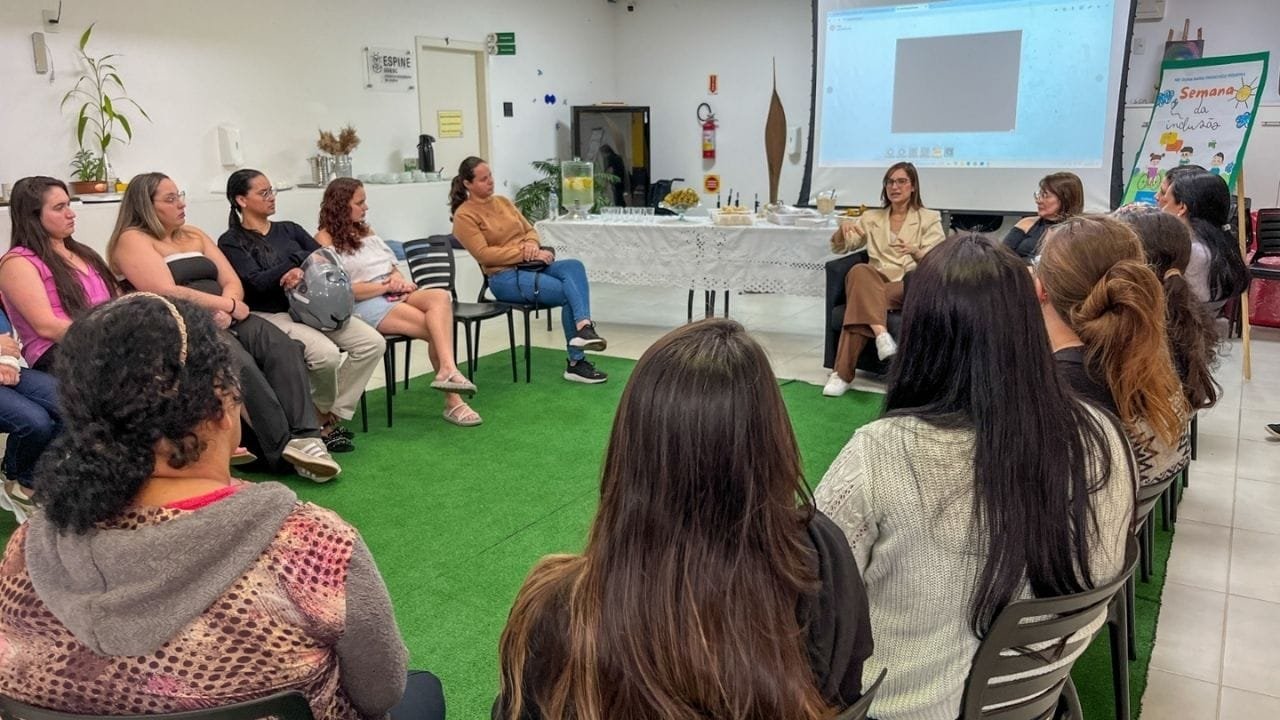 inclusão em Balneário Camboriú,encontro famílias atípicas,NEI Dona Maria Francisco Siqueira,Semana da Inclusão BC