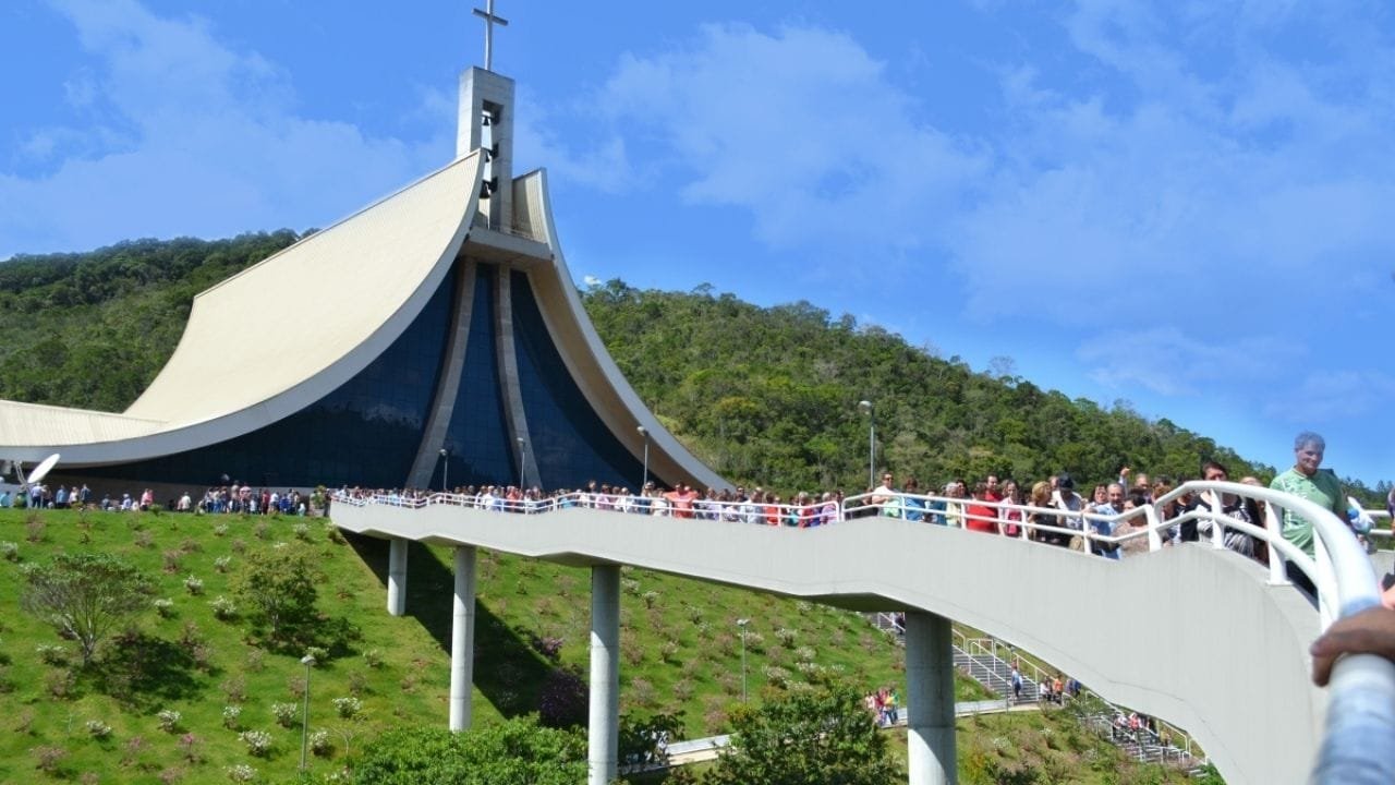 Nova Trento turismo,cultura italiana Santa Catarina,Santuário de Santa Paulina