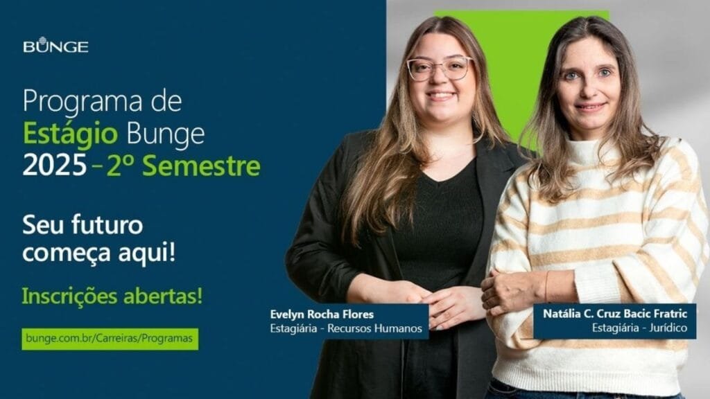 estágio Bunge 2025,vagas de estágio,Programa de Estágio Bunge