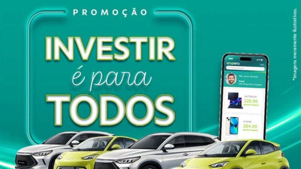 Sicoob promoção 2025,pontos Coopera,investimento cooperativo