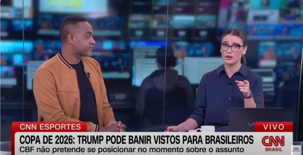 Copa do mundo 2026 poderá ter cancelamento de vistos para brasileiros