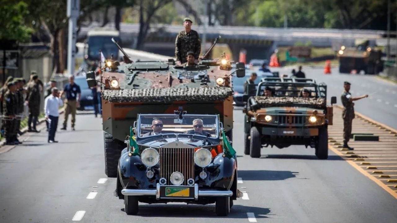 Desfile Cívico-Militar de 7 de Setembro de 2025,“Brasil Soberano”,Brasil dos Brasileiros,COP30,Novo PAC,Brasil do Futuro,desfile motorizado,Pirâmide Humana,Esquadrilha da Fumaça,honras militares,Hino Nacional,Coordenação de Credenciamento de Imprensa