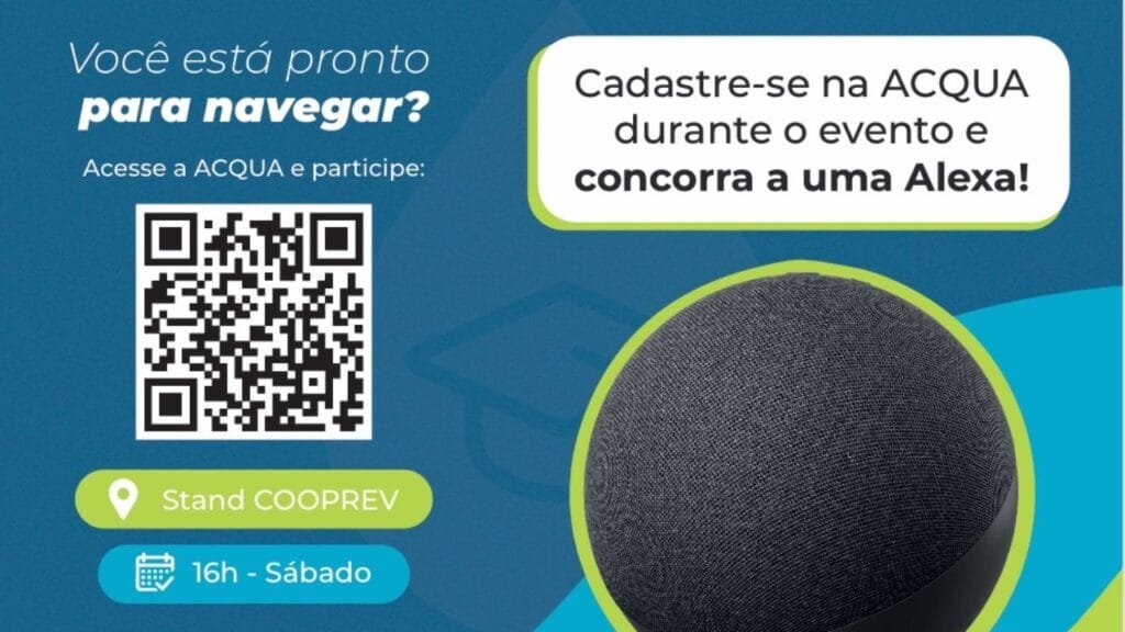 Quanta Previdência Conecta+,ACQUA educação financeira,Cooprev plano previdenciário,Festival Conecta+ 2025,sorteio Alexa