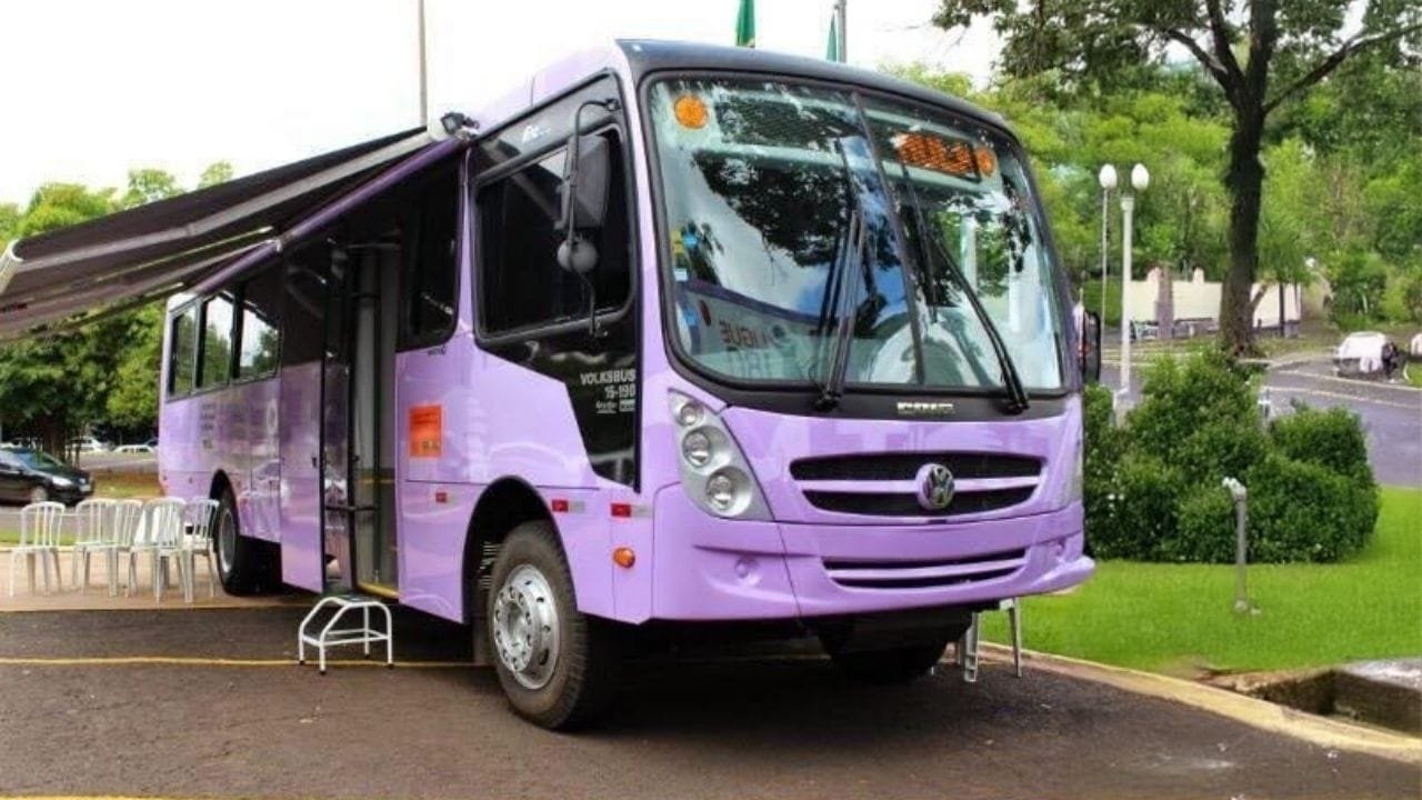 Ônibus Lilás Balneário Camboriú,prevenção violência contra a mulher,redes de apoio SC,atividades comunitárias,Lei Maria da Penha