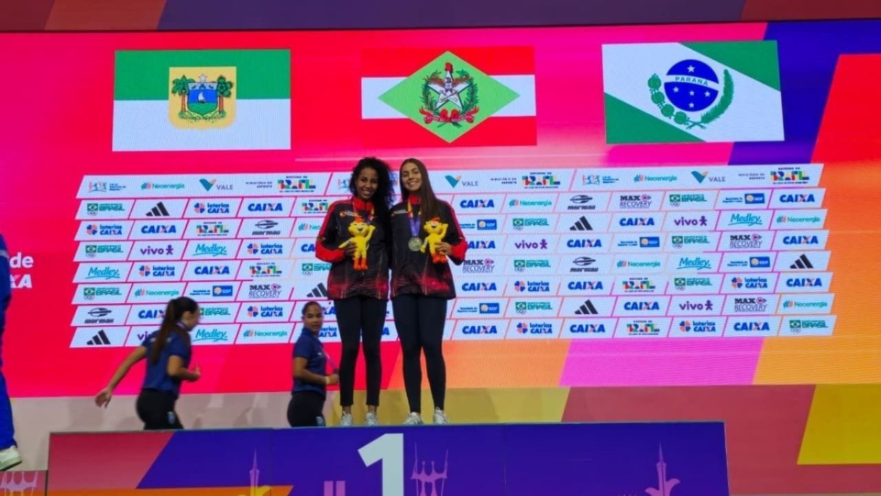 Camboriú vôlei de praia,Jogos da Juventude 2025,ouro histórico SC,Bárbara e Mariana,CT Camboriú