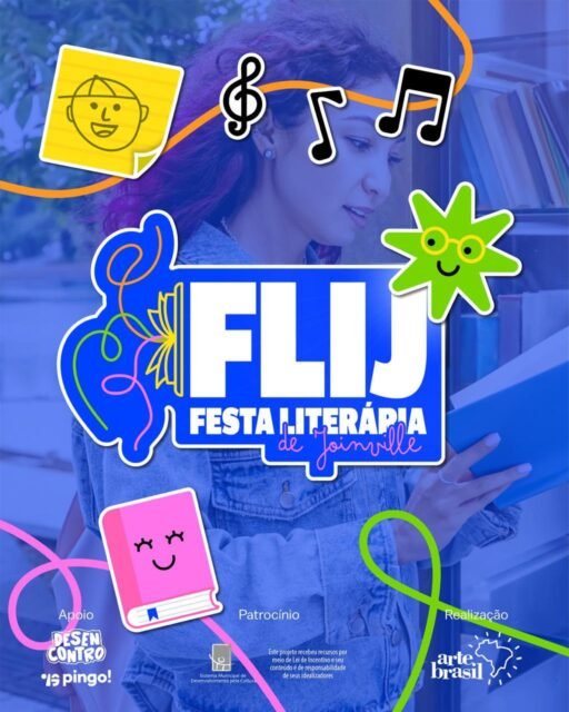 PRIMEIRA EDIÇÃO DA FESTA LITERÁRIA DE JOINVILLE ACONTECE EM DEZEMBRO COM FOCO NA LITERATURA APLICADA ÀS ARTES