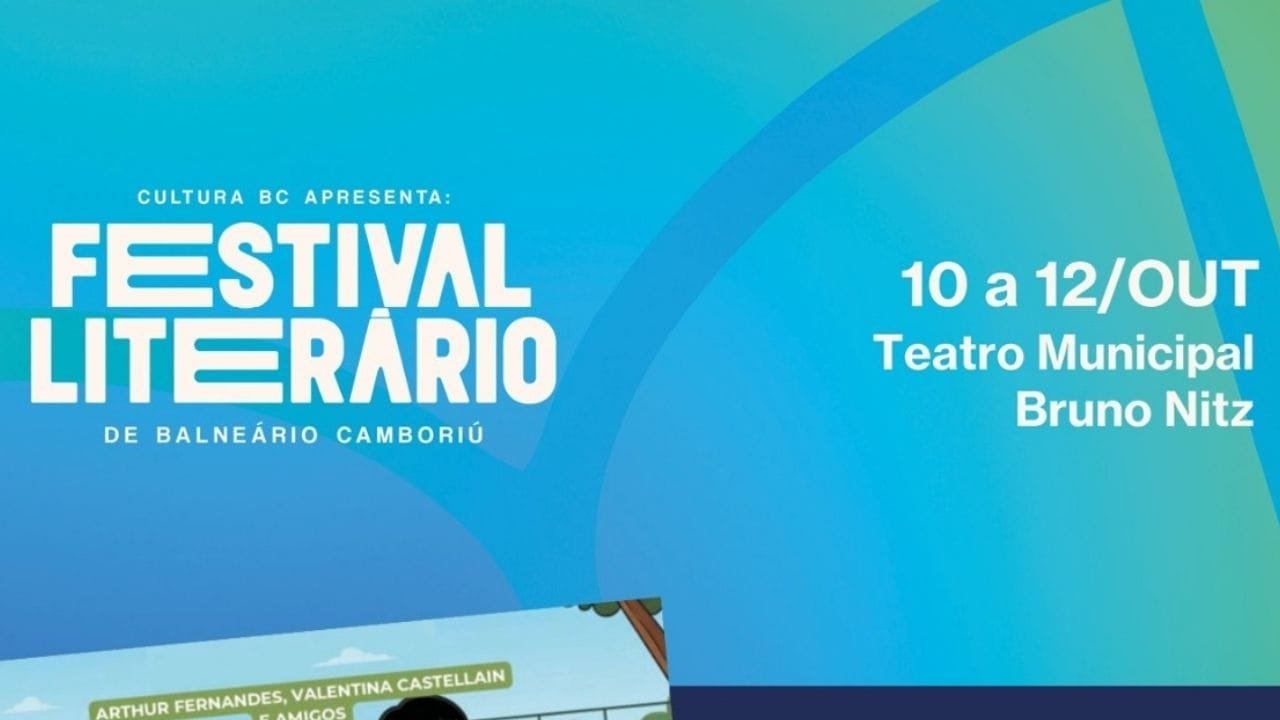 Festival Literário Balneário Camboriú,programação cultural,literatura e leitura