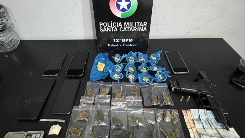 tráfico Vila Real,operação PM SC,associação criminosa SC,drogas Santa Catarina,desarticulação tráfico