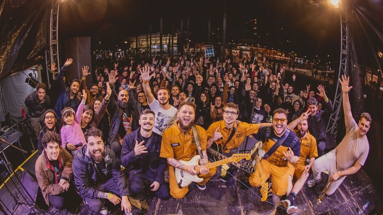 Pulsa Palhoça,show gratuito,música autoral Palhoça,bandas locais,cultura catarinense