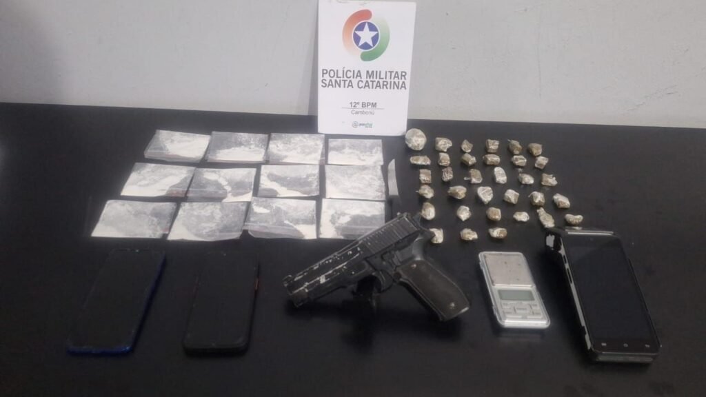 tráfico de drogas Camboriú,prisão Polícia Militar SC,abordagem policial