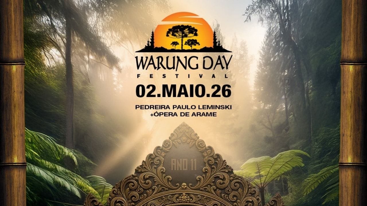 Guy Gerber Warung,Warung Beach Club Itajaí,Warung Day Festival 2026,música eletrônica Brasil,techno house