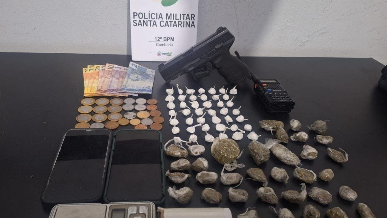 tráfico Camboriú,12º BPM,prisão por tráfico