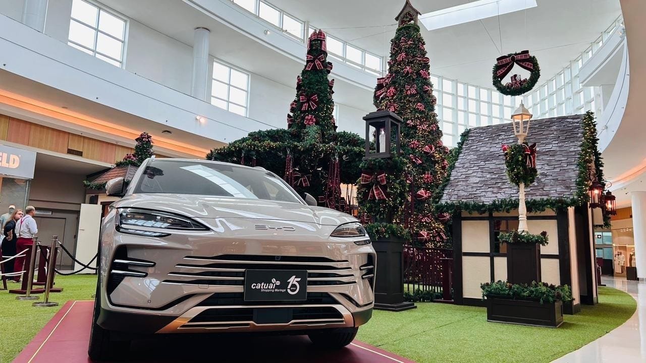 Natal do Catuaí Maringá sorteia BYD 0km e traz decoração interativa com brinquedos e visita ao Papai Noel