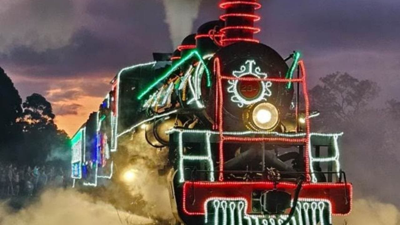 Rumo ao Natal,Maria Fumaça Iluminada,Rumo Logística