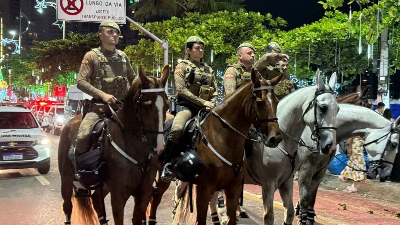 segurança Réveillon Balneário Camboriú,Polícia Militar SC,virada do ano segura,Praia Central Réveillon