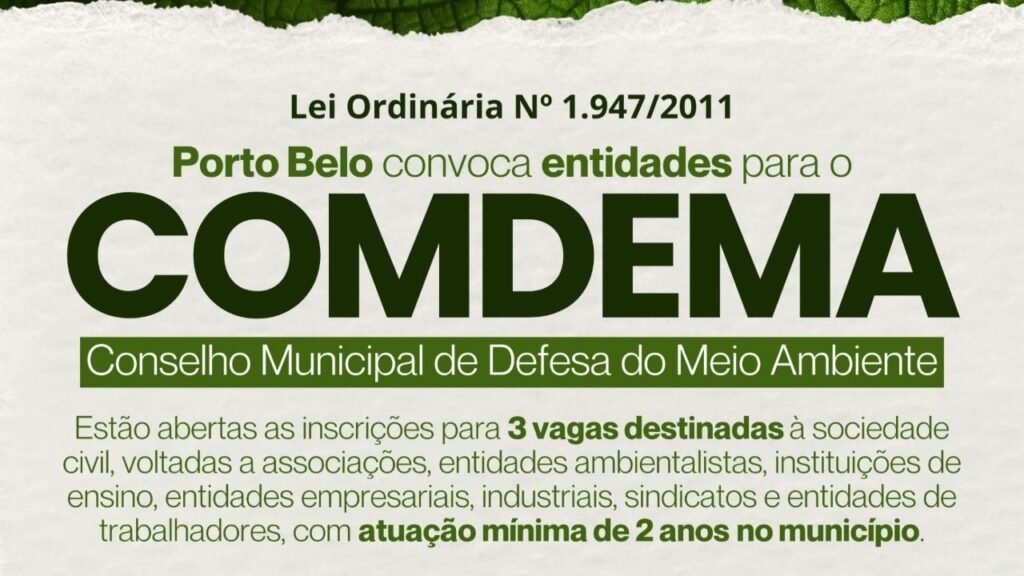 Porto Belo,COMDEMA,meio ambiente,conselho municipal,sociedade civil