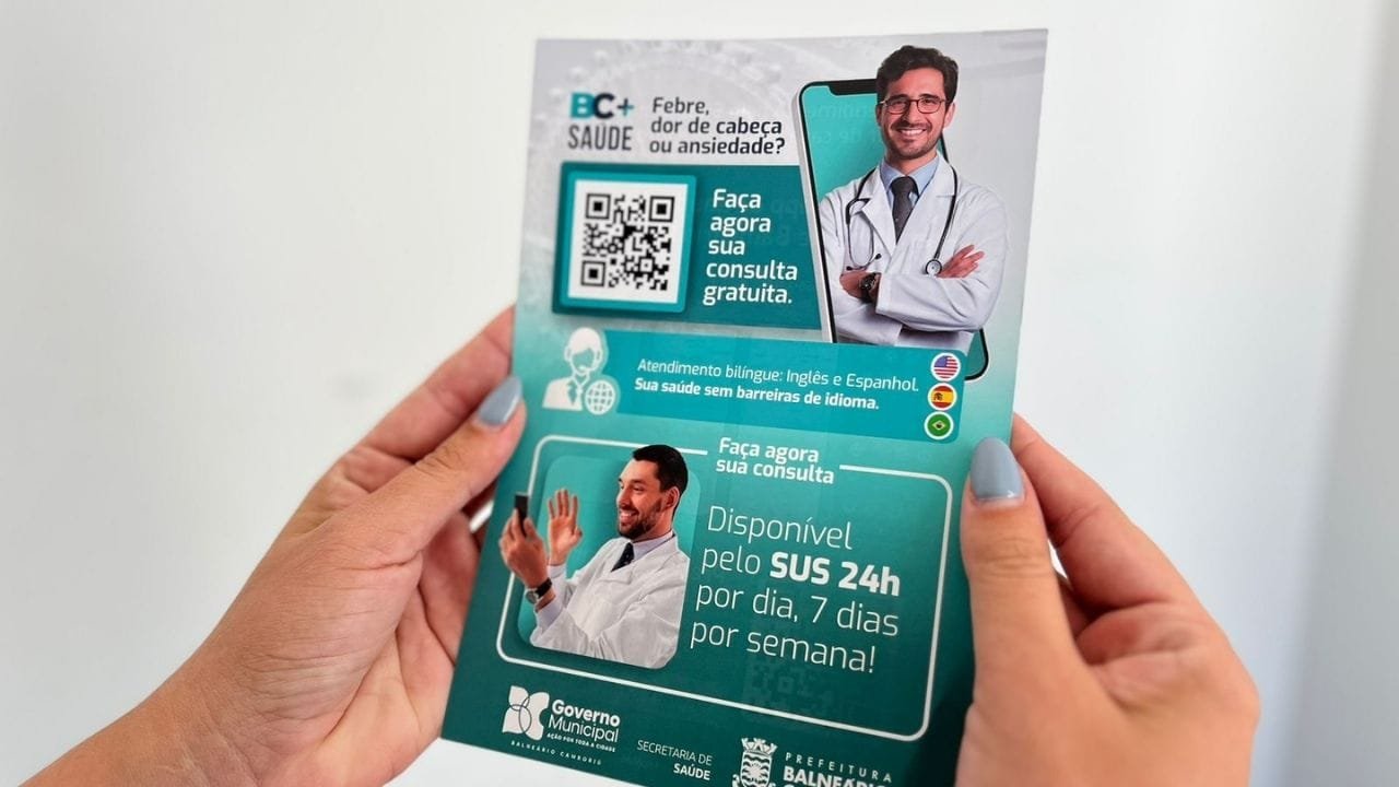 telemedicina Balneário Camboriú,BC + Saúde,atendimento on-line,saúde pública