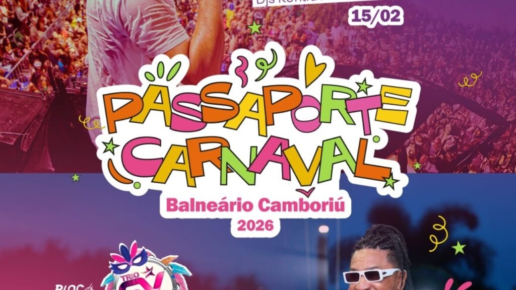 Bloco do Zero Carnaval,Circuito Elétrico Balneário Camboriú,Carnaval 2026 SC,Sebah Vieira Carnaval,eventos de verão SC