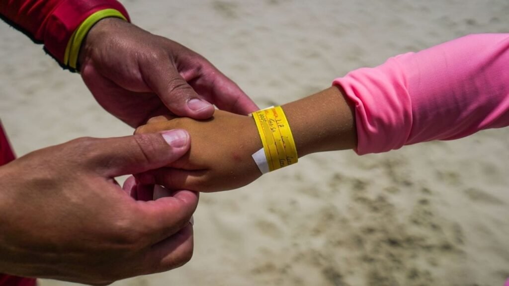 crianças perdidas nas praias,CBMSC,Corpo de Bombeiros Militar de Santa Catarina,segurança nas praias de Santa Catarina,Projeto Golfinho,prevenção de afogamentos,guarda-vidas Santa Catarina,pulseira de identificação crianças,Operação Estação Verão,salvamentos nas praias,afogamentos em Santa Catarina,segurança infantil nas praias,educação preventiva verão,praias catarinenses segurança,água doce afogamentos