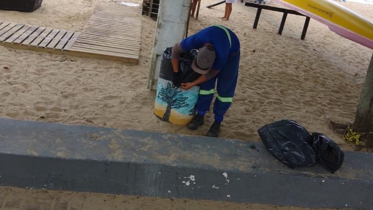 Balneário Piçarras orla,Bandeira Azul Brasil,sustentabilidade na praia,investimentos na orla
